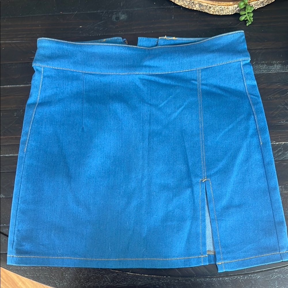 Blue Denim Skirt